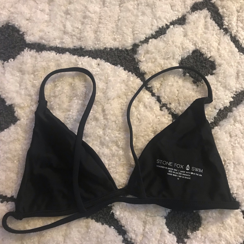 Stone Fox Swim Triangle Bikini Top Bra